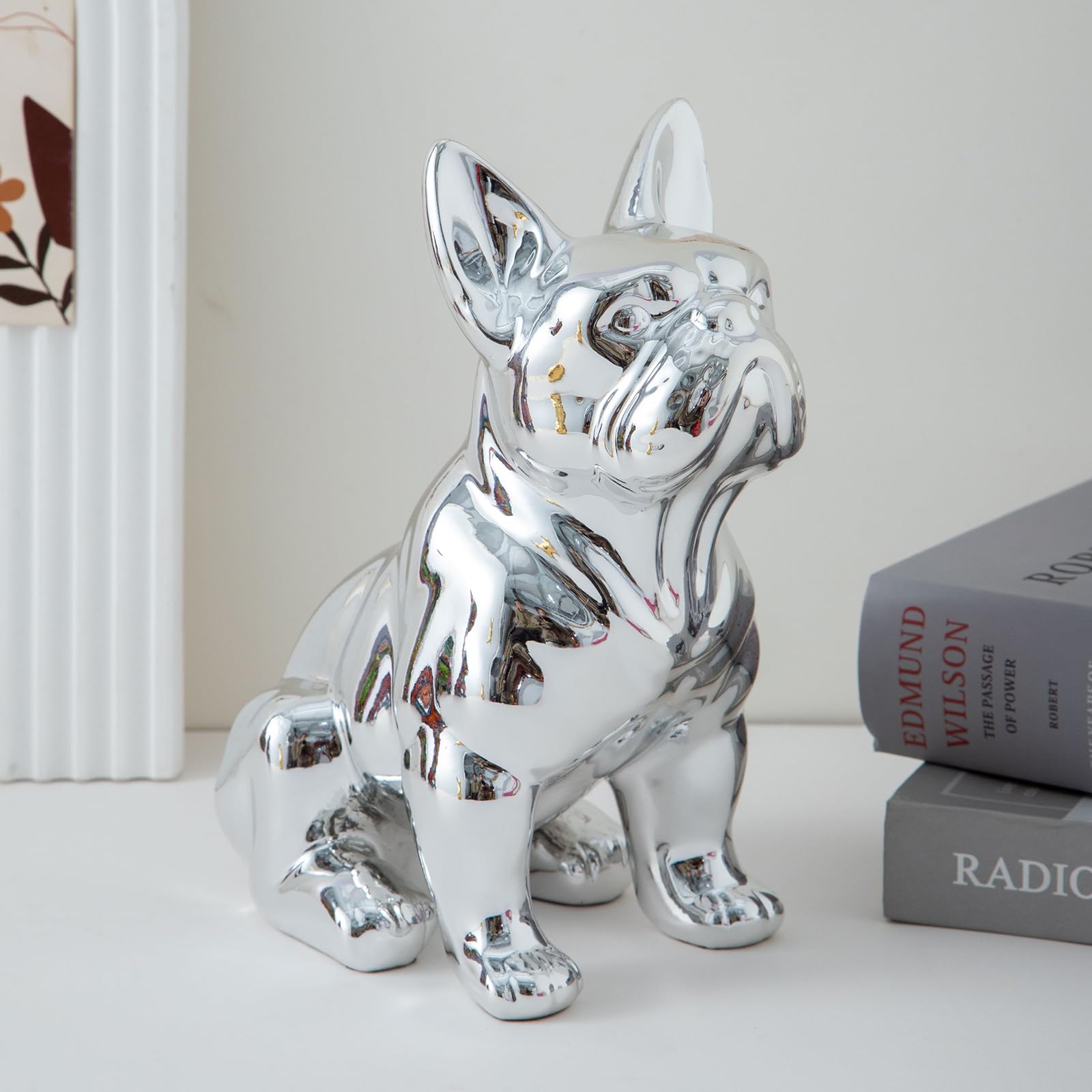 Amazon.co.jp: SVNXIUS 樹脂 シルバー フレンチブルドッグ